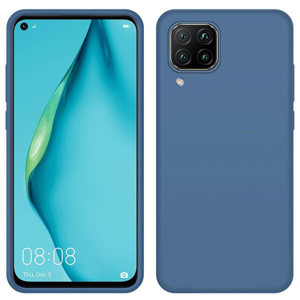 Custodia Huawei P40 Lite, Custodia Protettiva In Silicone Liquido Resistente Agli Urti E Ai Graffi Per Huawei P40 Lite Blue-image