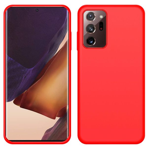 Custodia Galaxy Note 20 Ultra, Custodia In Silicone Liquido Resistente Agli Urti E Ai Graffi Per Samsung Galaxy Note 20 Ultra Red-image