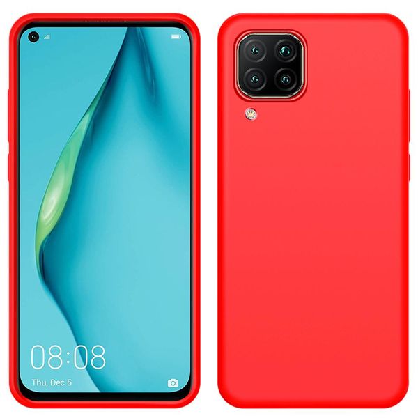 Custodia Huawei P40 Lite, Custodia Protettiva In Silicone Liquido Resistente Agli Urti E Ai Graffi Per Huawei P40 Lite Rosso-image