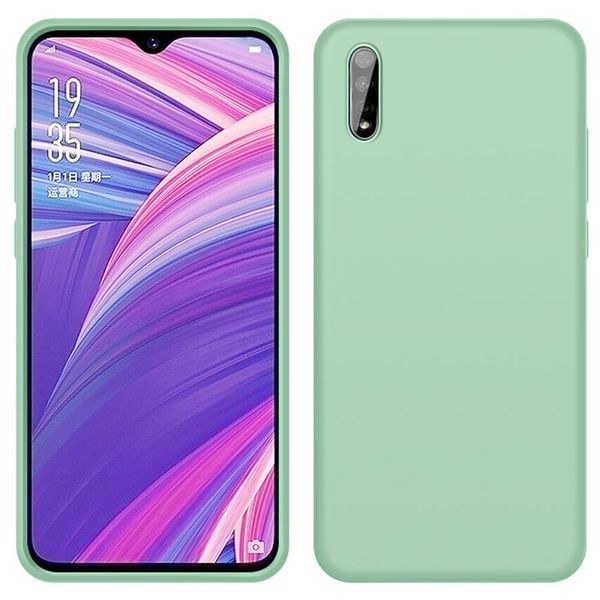 Custodia Vivo Y7S, Custodia Protettiva In Silicone Liquido Resistente Agli Urti E Ai Graffi Per Vivo Y7S Verde-image