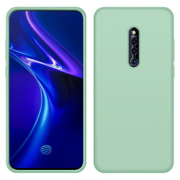 Custodia Vivo X27 Pro, Custodia Protettiva In Silicone Liquido Resistente Agli Urti E Ai Graffi Per Vivo X27 Pro Verde-image
