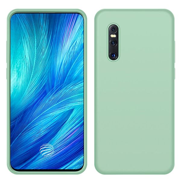 Custodia Vivo X27, Custodia Protettiva In Silicone Liquido Resistente Agli Urti E Ai Graffi Per Vivo X27 Verde-image
