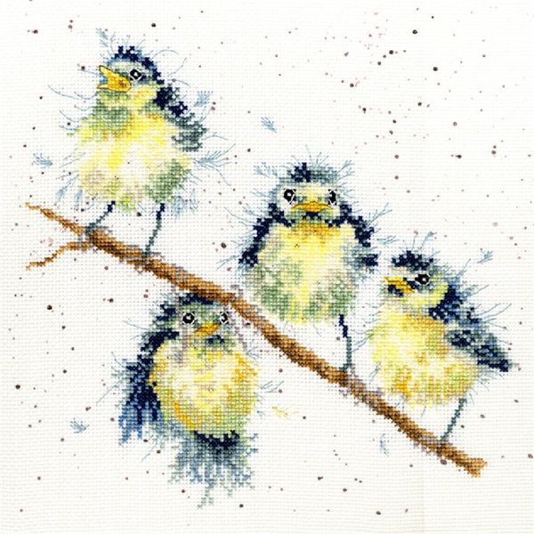 Set Punto Croce Bothy Threads "Sweet Tweet"", 26X26Cm, Xhd4, Schema Di Conteggio"-image