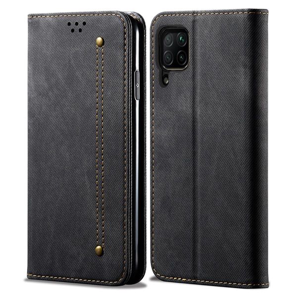 Custodia Huawei P40 Lite, Custodia In Pelle Con Chiusura Magnetica E Funzione Stand Per Huawei P40 Lite Huawei P40 Lite Nero-image