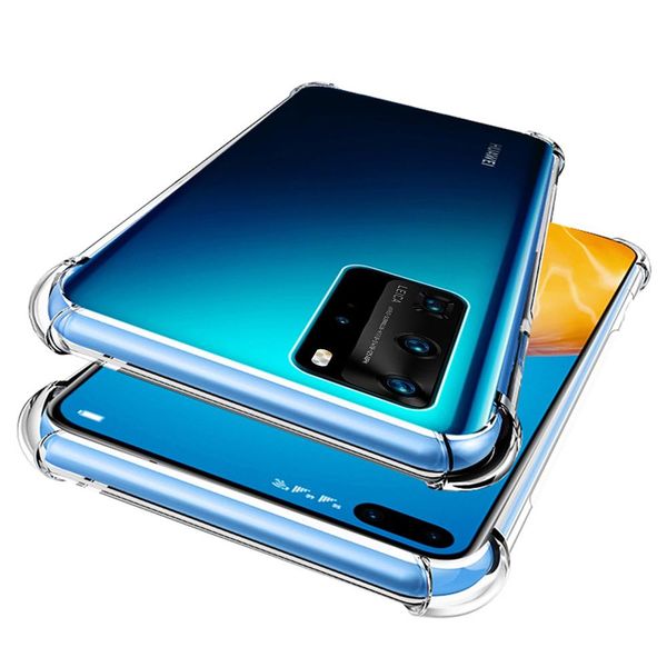 Huawei P40 Pro Custodia, Paraurti Trasparente In Tpu Morbido, Custodia Protettiva Antiurto Per Huawei P40 Pro-image