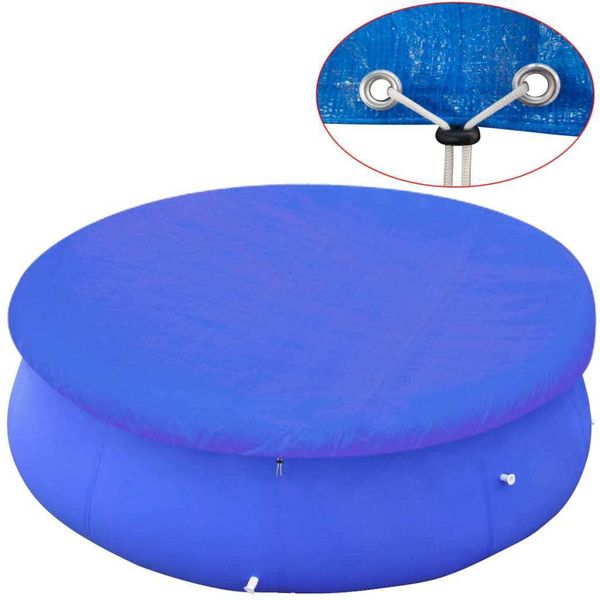 Vidaxl Coperture Per Piscine 2 Pezzi Per Piscine Fuori Terra Rotonde Da 300 Cm-image