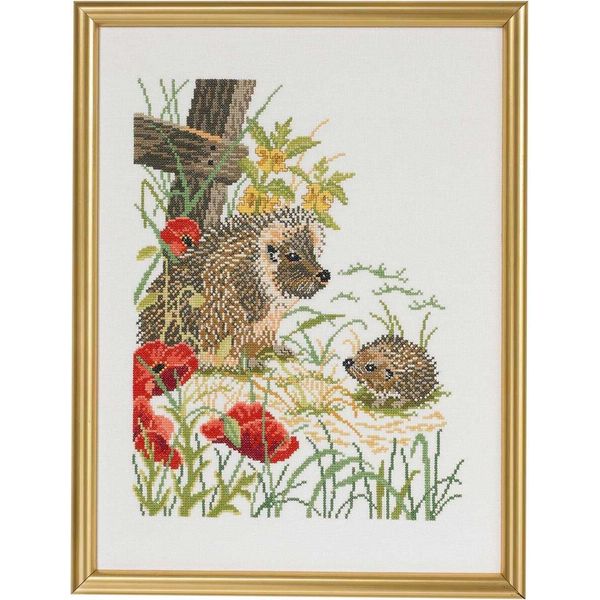 Eva Rosenstand Set Punto Croce "Riccio"", Schema Di Conteggio, 32X43Cm"-image