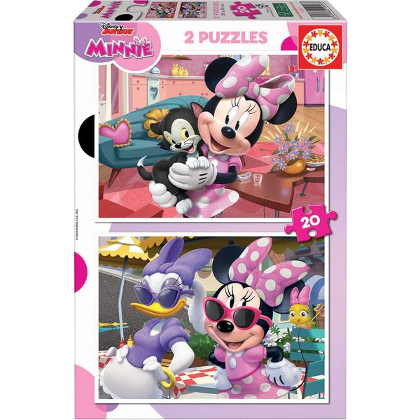 Educa - Disney - Minnie - Puzzle 2X20 Pezzi-image