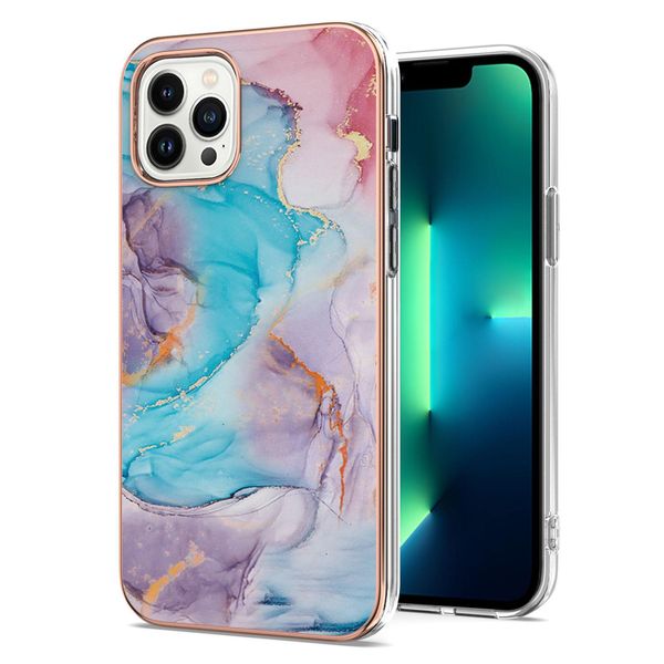Custodia Per Iphone 14 Pro Modello Tpu Silicone Antiurto Custodia Bumper Blu-image