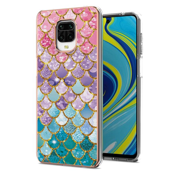 Custodia Per Xiaomi Redmi Note 9S / 9 Pro / 9 Pro Max, Modello Tpu Silicone Antiurto Custodia Paraurti Colorful-image