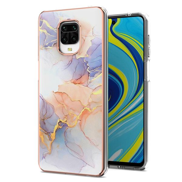 Custodia Per Xiaomi Redmi Note 9S / 9 Pro / 9 Pro Max, Custodia In Silicone Tpu Antiurto A Fantasia Bianco-image