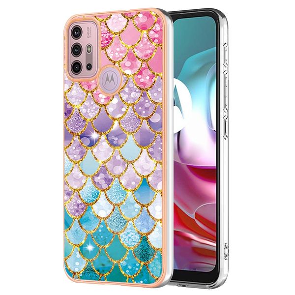 Custodia Per Motorola Moto G30 / G20 / G10 / G10 Power, Custodia Paraurti In Silicone Tpu Antiurto A Fantasia Colorful-image