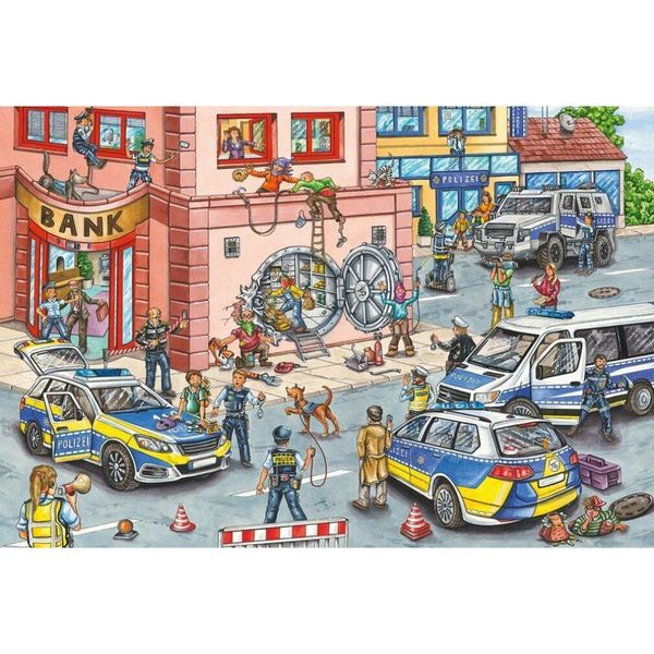 Schmidt Spiele Schmidt Spiele 56450 Operazione Di Polizia, 100 Pezzi-image