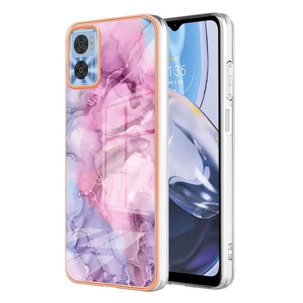 Custodia Per Motorola Moto E22 / E22I, Custodia In Silicone Tpu A Fantasia, Paraurti Antiurto Rosa-image
