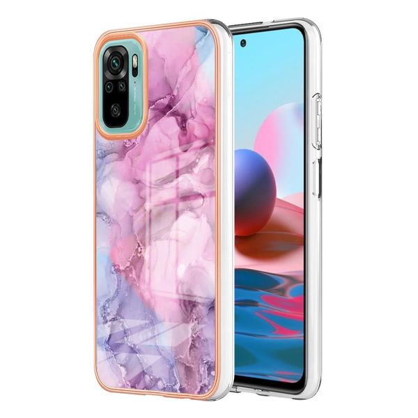 Custodia Per Xiaomi Redmi Note 10S / Note 10 4G, Custodia In Silicone Tpu A Fantasia, Paraurti Antiurto Rosa-image