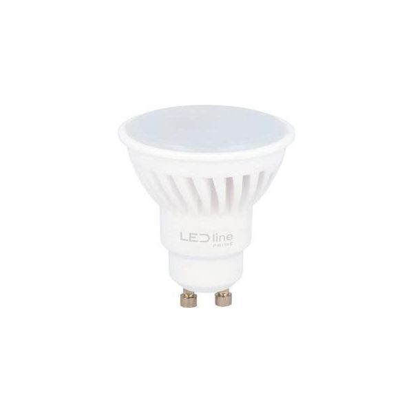 Led-Line Premium Led GU10 10W = 100W Riflettore 1400Lm 120° Ceramica 170-250V Bianco Caldo 2700K-image