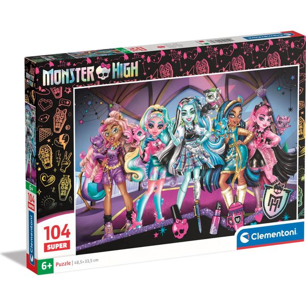Clementoni - Monster High Puzzle Super 104 Elementy - Oficjalny Produkt Premium-image