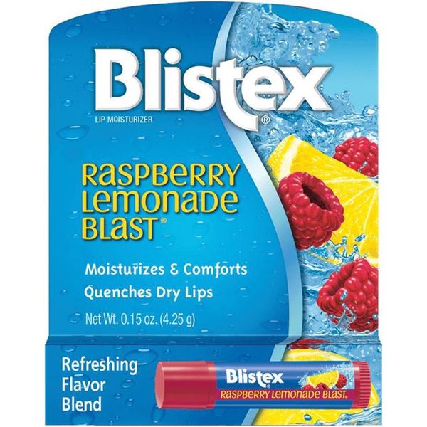 Blistex | Balsamo Labbra, Idratante, Con Vitamine C Ed E, Protezione Dal Freddo, Protettivo, Ideale Per L'inverno | Limonata Al Lampone - 4,25G-image