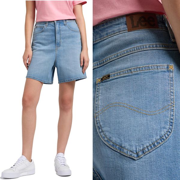 Lee Donna, Pantaloncini Stella Short, W29, Blu, Pantaloncini, Pantaloni-image