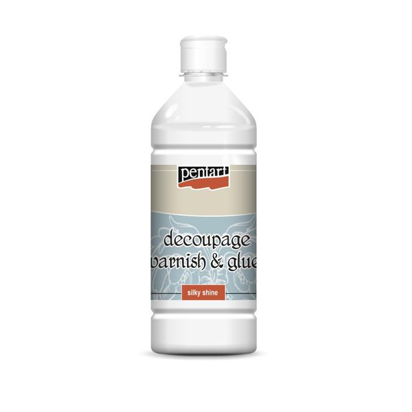 Pentart Vernice E Colla Per Decoupage, Semilucida, 1000 Ml-image