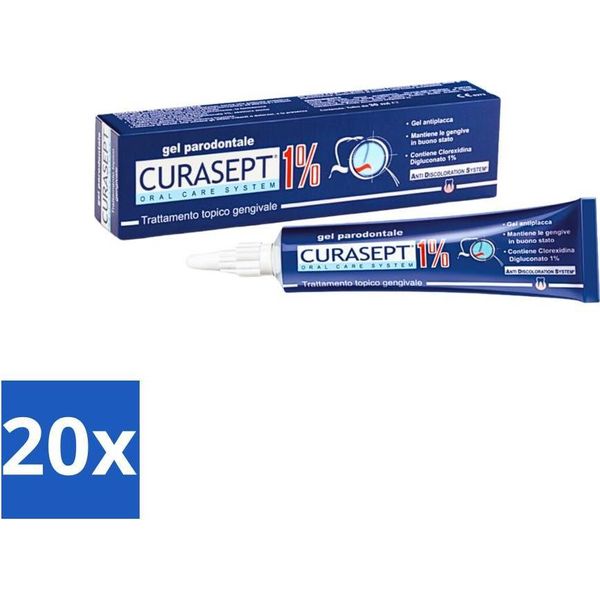 Curasept Gel Parodontale 1% Chx 30 Ml - Confezione Risparmio - 20 Pezzi-image