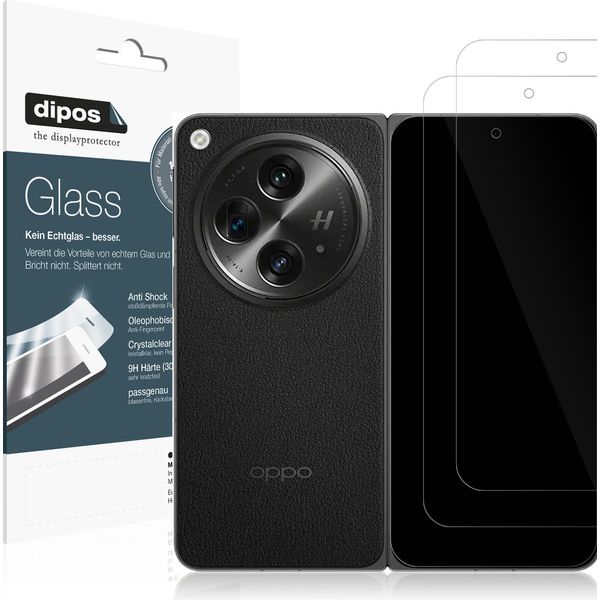 2X Pellicola Protettiva Per Oppo Find N3 Aussenseite Protezione Vetro Flessibile 9H Dipos-image