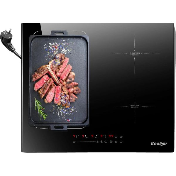 Piano Di Cottura A Induzione, 4 Zone Di Cottura, Comandi Touchpad, Nero, Eu-image