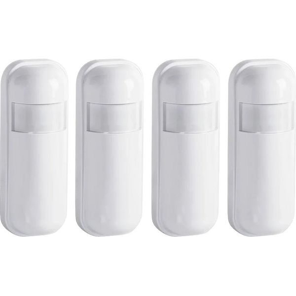 Rilevatore Di Movimento Pir, Rilevatore Di Allarme, Wireless 433Mhz, Compatibile Con I Sistemi Di Allarme, 4PCS-image