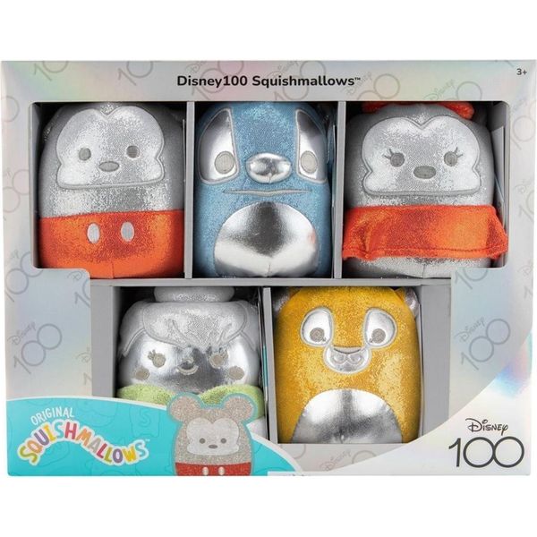 Disney 100 Squishmallows - Personaggi In Peluche Micky Mouse, Stitch, Minnie, Tinken Bell, Dumbo-image