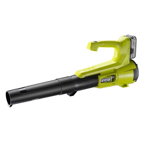 Ryobi Soffiatore Di Foglie A Batteria RY18BLA-140 Soffiatore Di Foglie, Soffiatore Da Giardino Con Design Leggero, 18V Incl. Batteria 4Ah-image