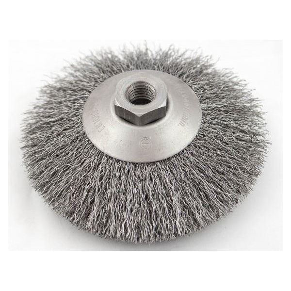 Spazzola Conica Per Smerigliatrice M14 120 Mm-image