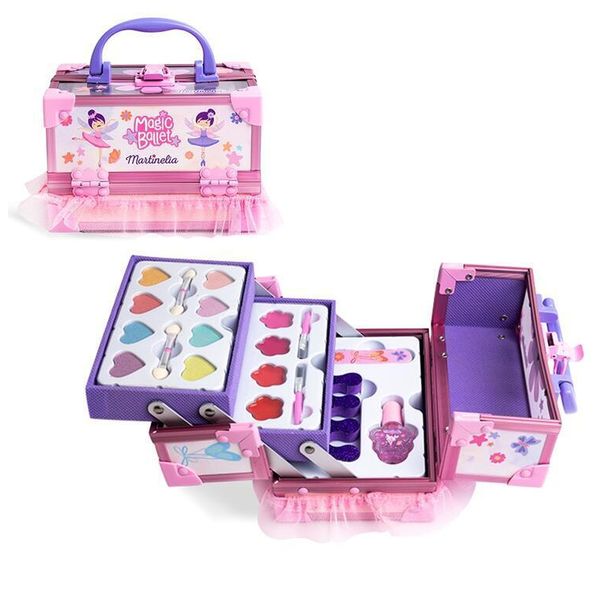 Martinelia | Set Di Trucco Per Bambini Per Il Make Up, Un Baule Pieno Di Cosmetici, Ombretto, Gioco Di Ruolo Per Bambini | Balletto Magico-image
