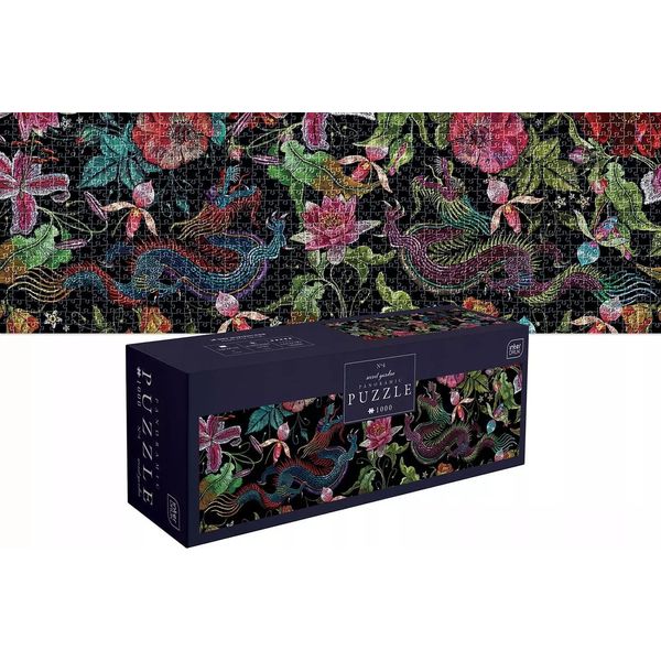 Interprint - Puzzle Fiori Animali Piante Giardino Panorama - 1000 Dielov-image