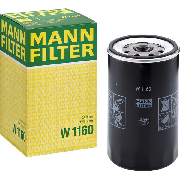 Mann Filter W 1160 Filtro Olio Autocarri Autobus Veicoli Commerciali Filtri Di Ricambio Riparazione-image