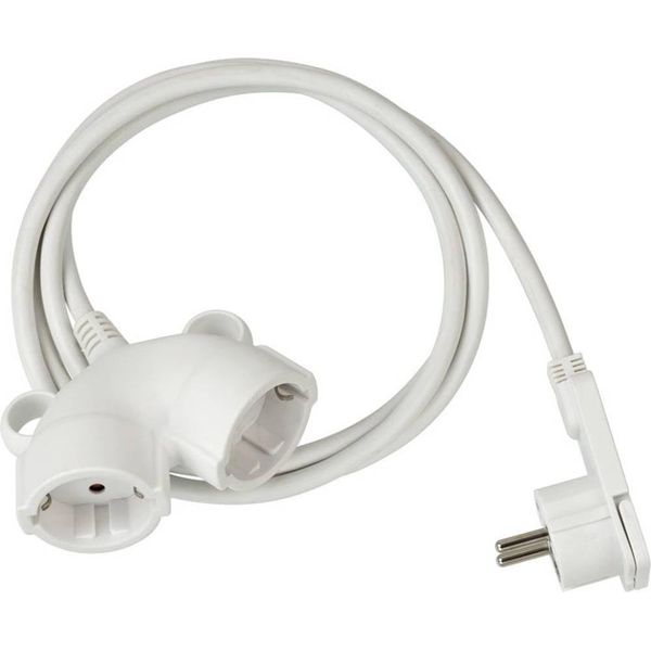 Brennenstuhl 1161820225 Prolunga Di Alimentazione 5 M 2 Prese Ac Interno Bianco-image