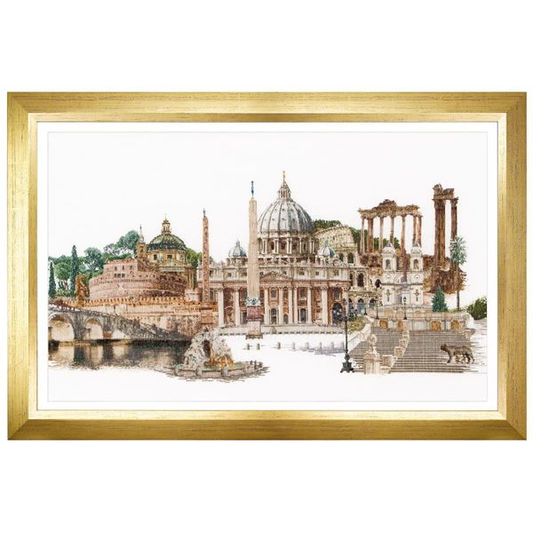 Thea Gouverneur Kit Punto Croce "Rome Evenweave"", 79X50Cm"-image
