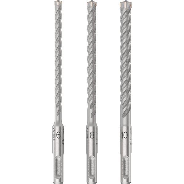 Bosch 2608833912 Bosch Pro Sds Plus-5X Hammerbohrer-Set, 3-Teilig-image