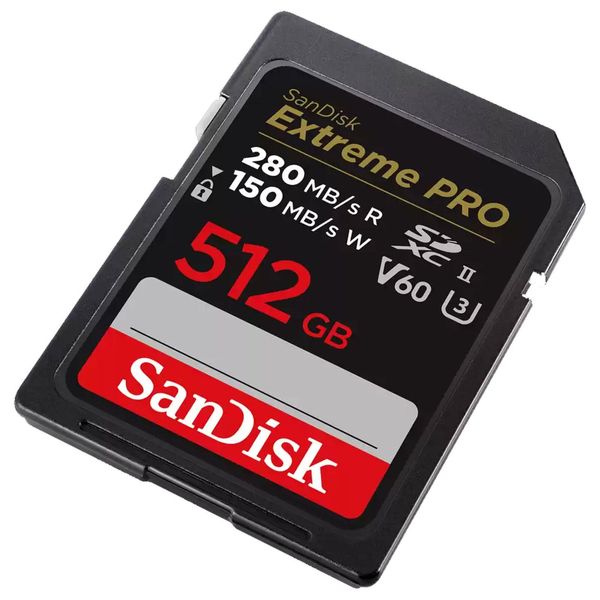 Sandisk Extreme Pro, 512 Gb, Sdxc, Classe 10, UHS-II, 300 Mb/S, 260 Mb/S-image