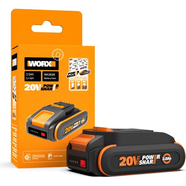 Batteria Worx Power Share 20V 2Ah (WA3639)-image