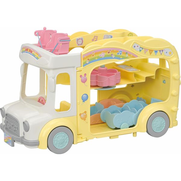 Sylvanian Families Rainbow Fun Nursery Bus-image