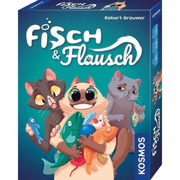Kosmos Fisch & Flausch, Kartenspiel, Bietspiel, Familienspiel, Ab 8 Jahren, 741846-image
