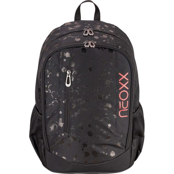 Neoxx Zaino Della Scuola Con Scomparto Per Laptop Flow School Backpack Splash In Black Nero-image