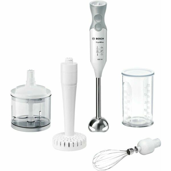 Bosch Frullatore Ad Immersione MSM66155 Grigio Bianco 600 W-image