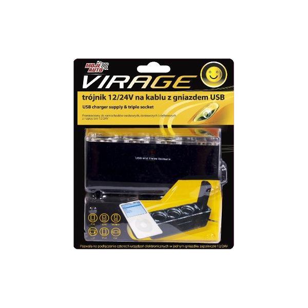 T-Verbinder 12/24V Auf Kabel Mit Usb-Buchse - Bis 93-019-image