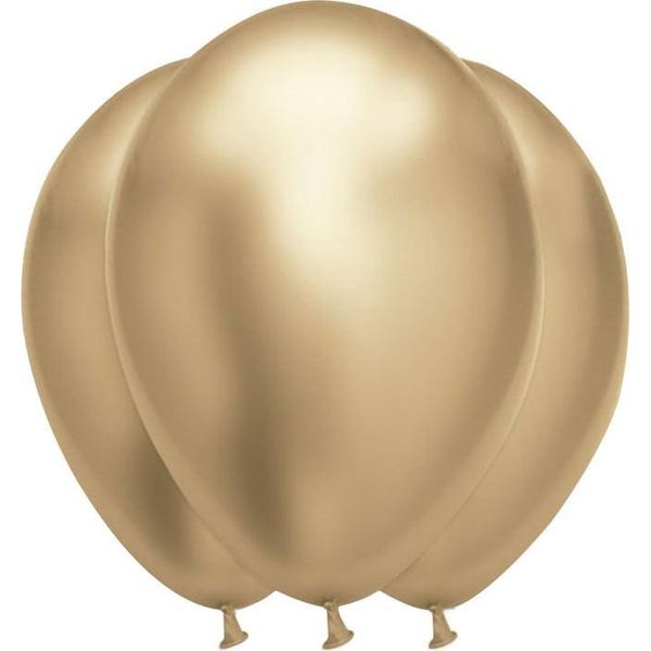 Palloncini In Lattice Grandi Per Feste Eleganti 6 Pezzi Oro 31-39Cm - Taglia Unica-image