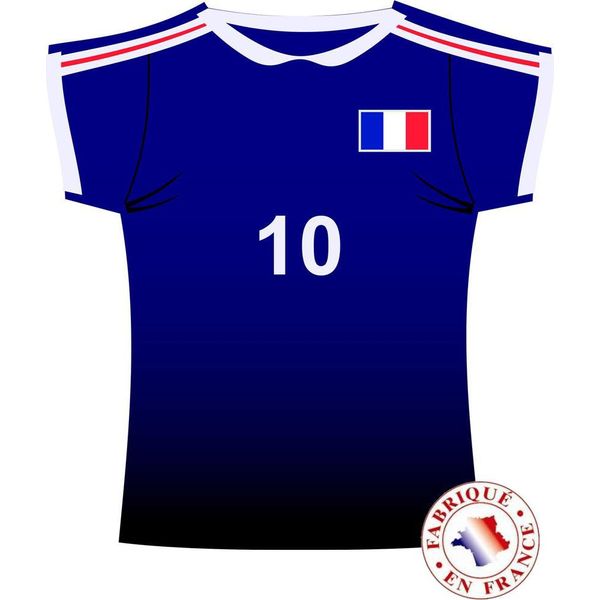 Decorazione Da Parete Francia Decorazione Calcio Blu - Taglia Unica-image