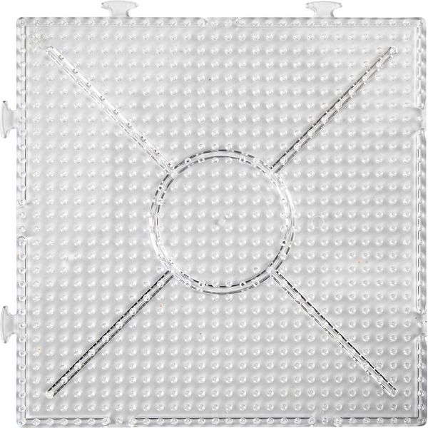 Creativ Company Marcatore Per Perline Trasparente Quadrato 15X15Cm, 2 Pz.-image