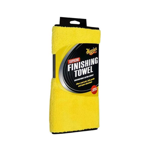 Meguiar's Supreme Finishing Towel - Asciugamano In Microfibra Extra Spesso, 30 Cm X 50 Cm, 1 050 G/M2-image