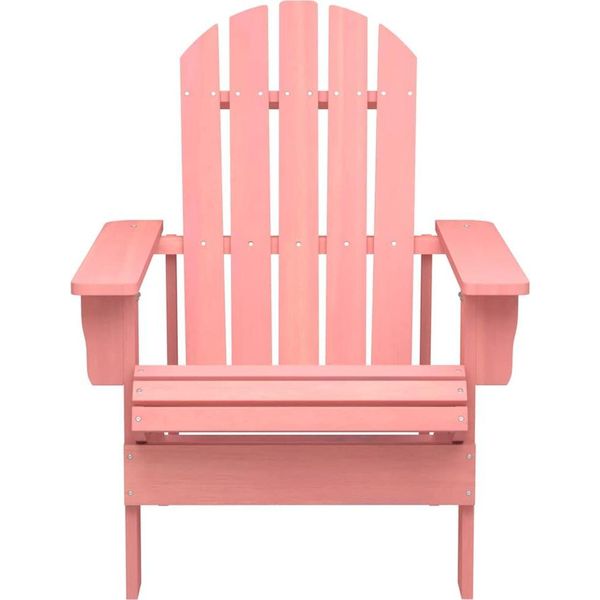 Vidaxl Sedia Da Giardino Adirondack In Legno Massiccio Di Abete Rosa-image