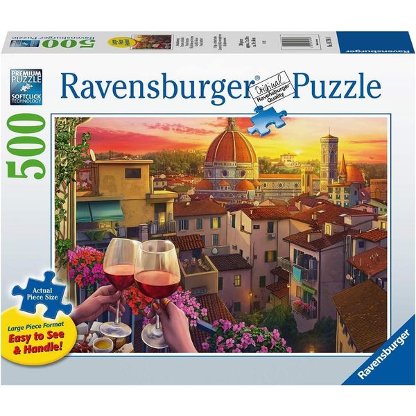 Puzzle Ravensburger Luoghi Accoglienti: Terrazza A Firenze Xxl 500 Pezzi-image
